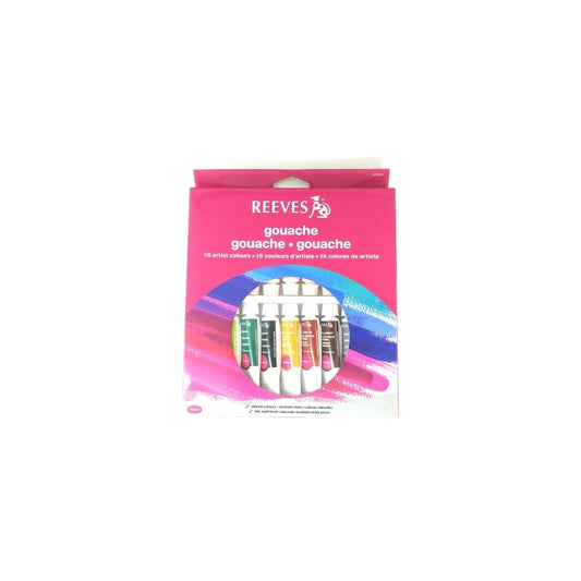 JUEGO TEMPERA EN TUBO 10ML 18/1 (GOUACHE) BLISTER PAQ. 6
