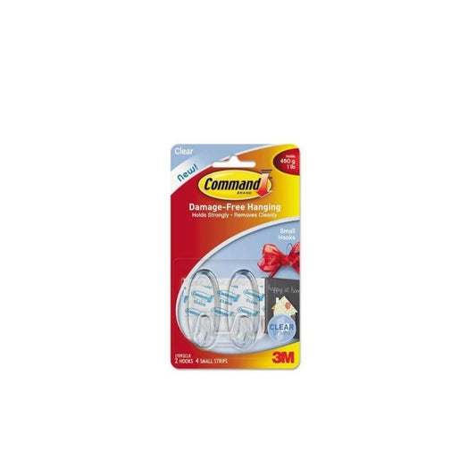 GANCHOS DE PARED CLEAR 2/1 1lib. PAQ. 6