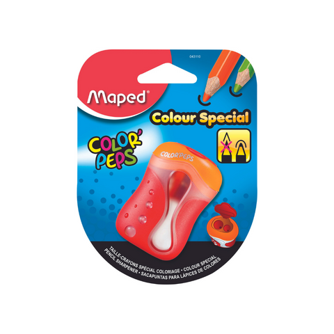 SACAPUNTAS COLOR PEPS 2 HOYOS BLISTER PAQ. 25