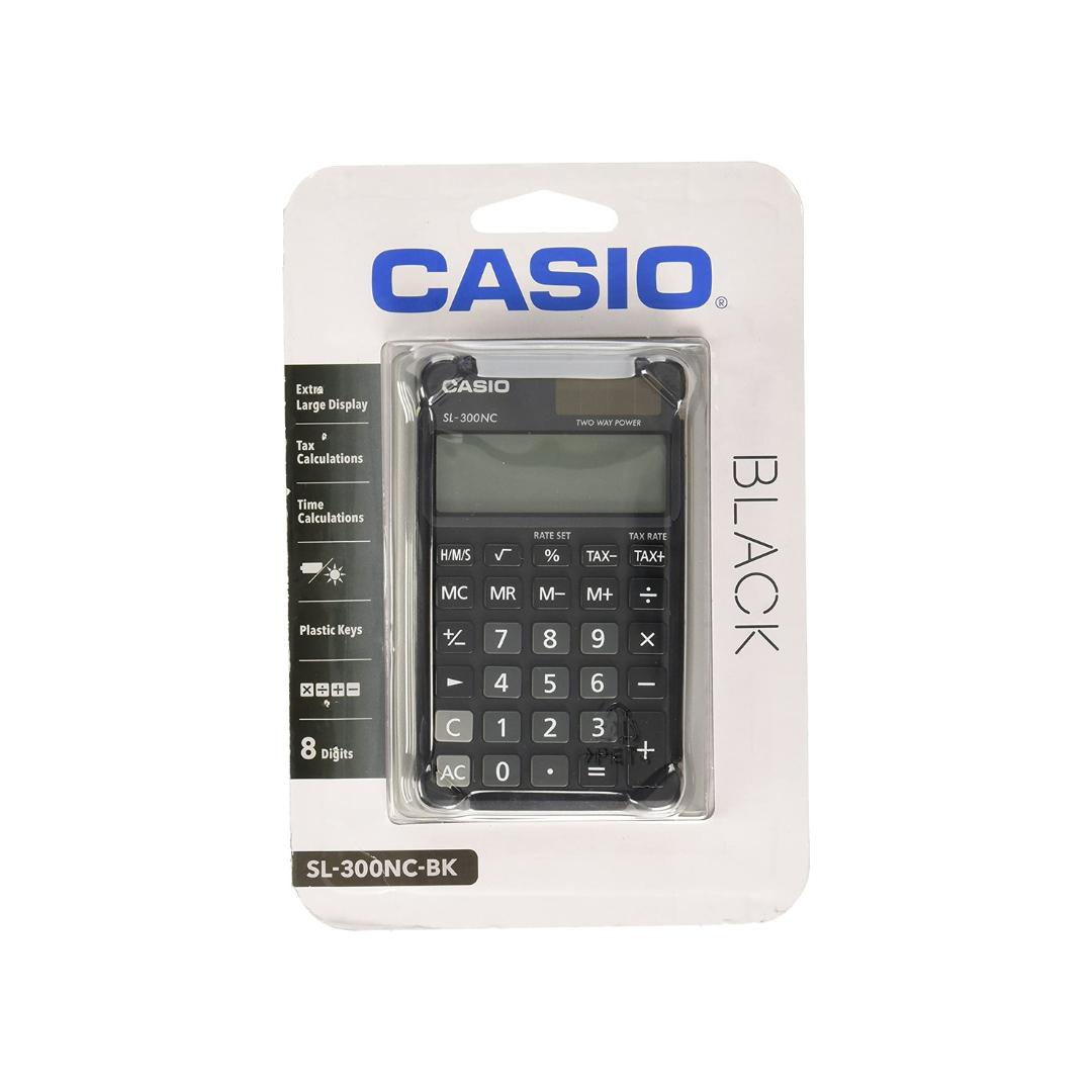 CALCULADORA DE BOLSILLO 8 DIG. NEGRA