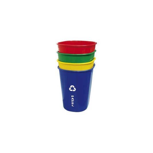 ZAFACON PLASTICO COLORES SURTIDOS 4/1 UNIDAD 1