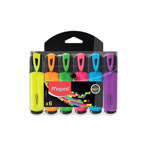 5 subrayadores mini FLUO PEPS – Maped Spain