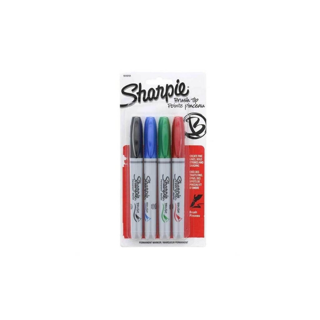 JUEGO DE FELPAS SHARPIE BRUSH TIP 4/1 PAQ. 6
