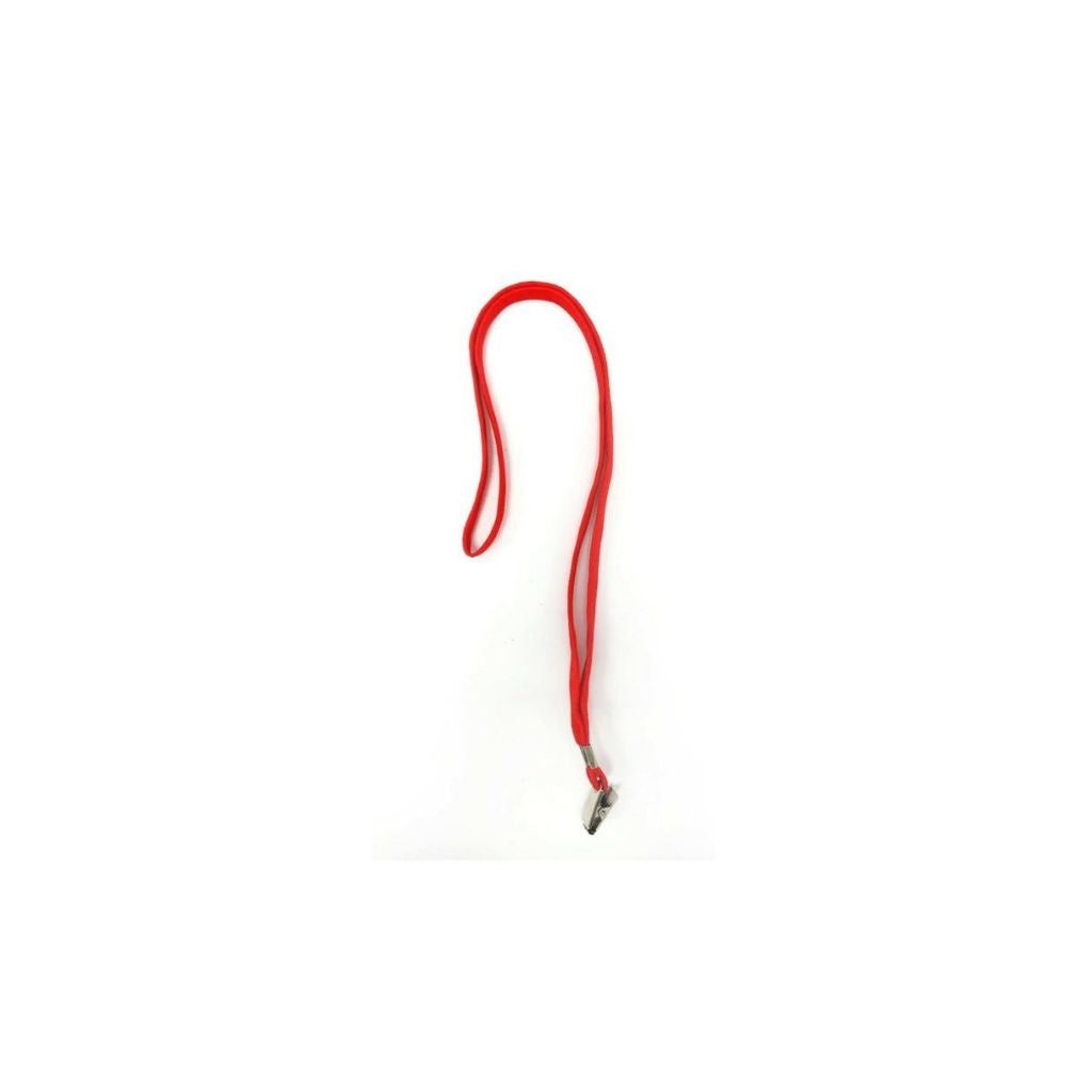 CORDON P/CARNET PLANO C/CLIP ROJO PAQ. 50
