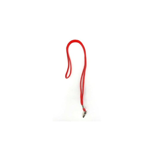 CORDON P/CARNET PLANO C/CLIP ROJO PAQ. 50