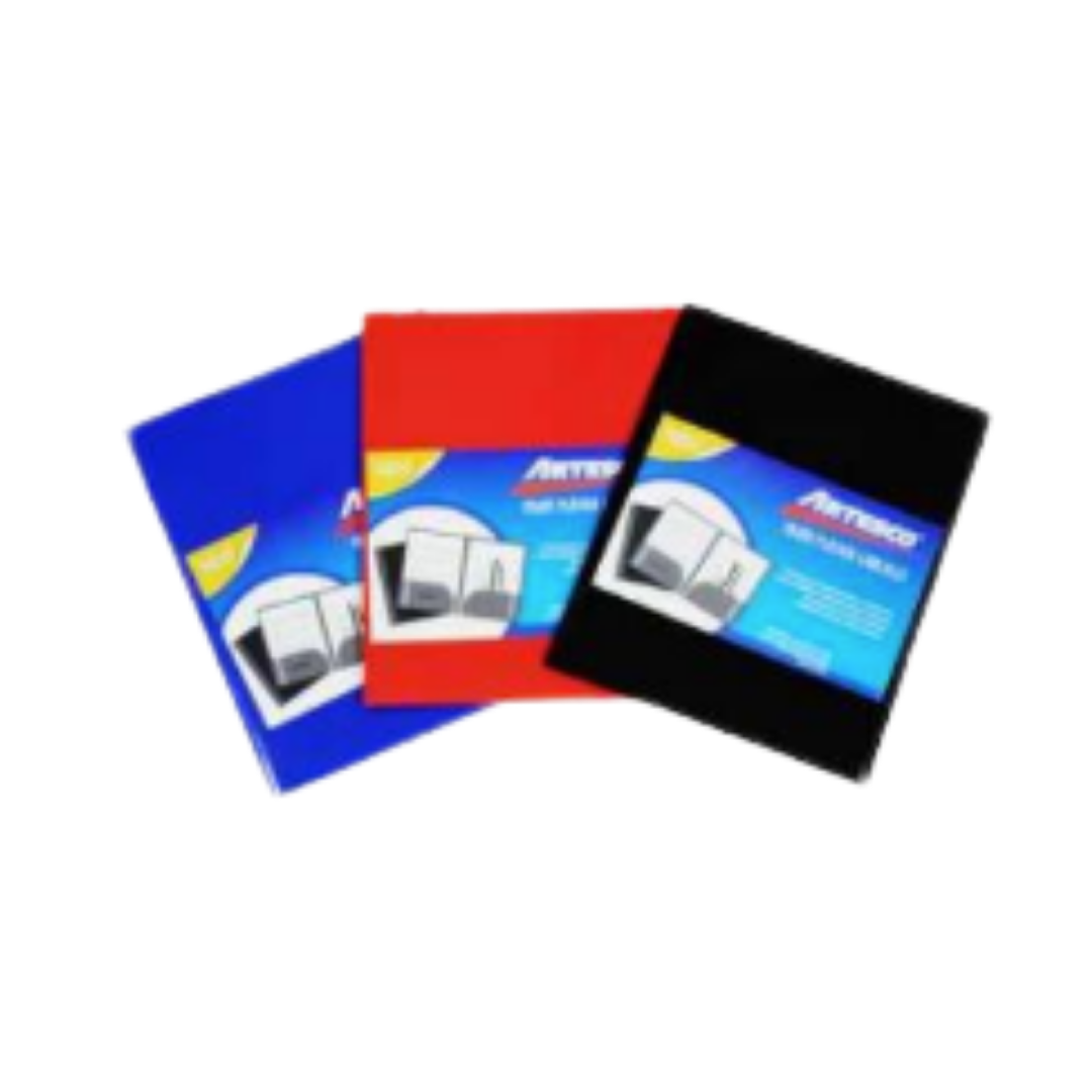 FOLDER PLASTICO C/BOLSILLO  ROJO PAQ. 24