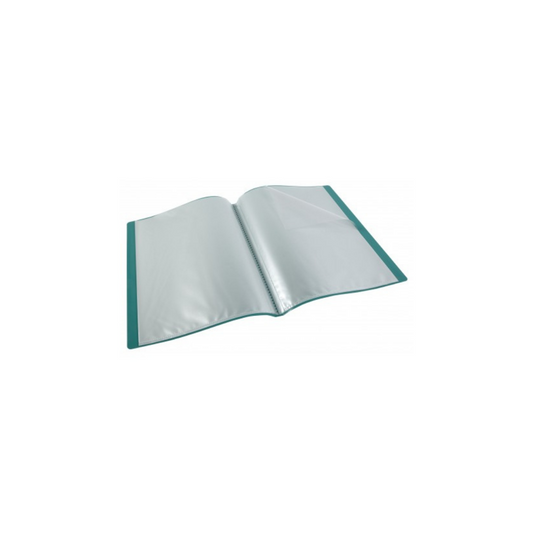 CARPETAS C/HOJAS PLASTICAS (8.5 X 11)  10H VE PAQ. 12
