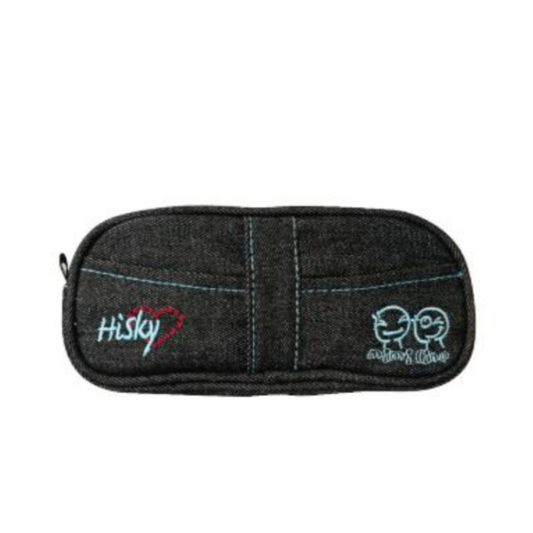 ESTUCHES P/LAPICES 1 CIERRE JEANS CELESTE UNIDAD 1