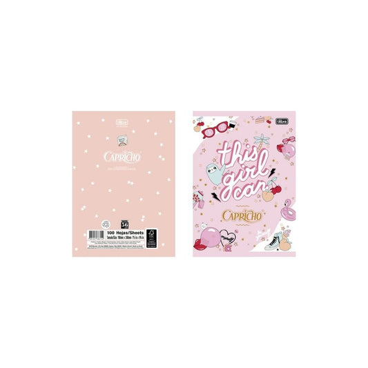 CUADERNO COSIDO 200 PAG. CAPRICHO PAQ. 27