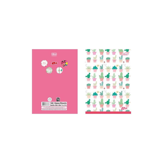 CUADERNO COSIDO 200 PAG. MAIS FEMENINO PAQ. 27