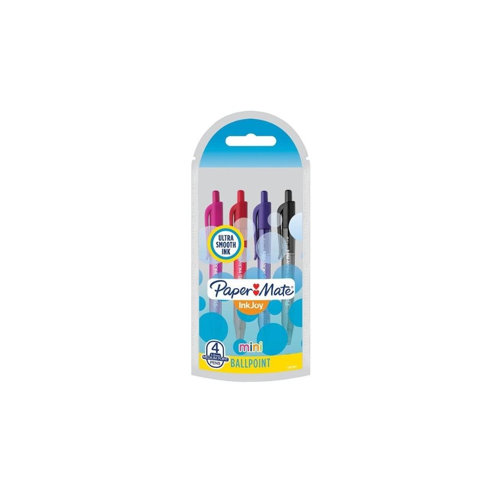 BOLIGRAFOS INKJOY 100 RT  4/1 MINI SURTIDO PAQ. 6