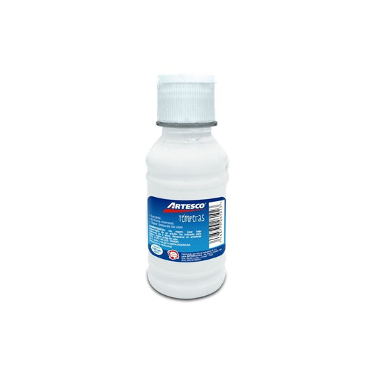TEMPERA 100 ML BLANCO PAQ. 4