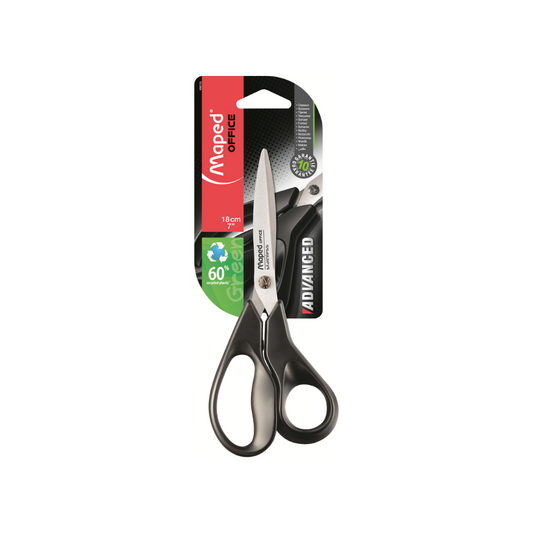 TIJERAS ADVANCE GREEN  7¨ BL PAQ. 24