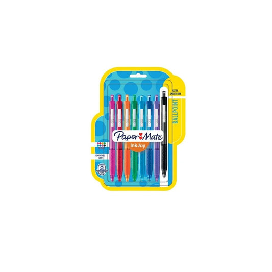 BOLIGRAFOS INKJOY 300 RT  8/1 SURT. FASHION BLISTER PAQ. 6
