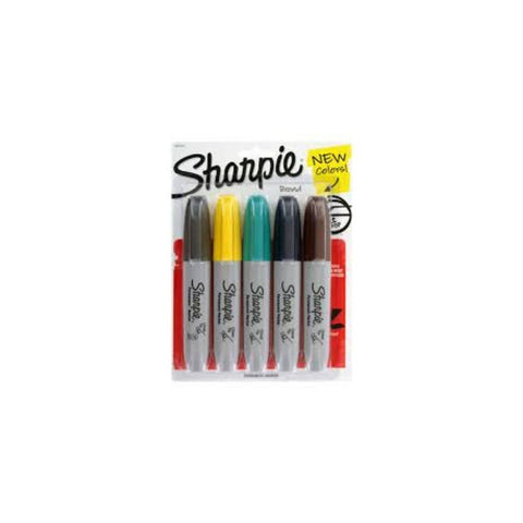 JUEGO DE FELPAS SHARPIE CHISEL 5/1 FASHION PAQ. 6