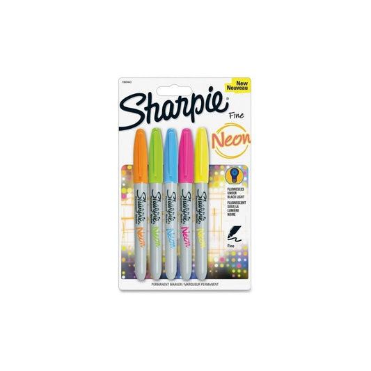 JUEGO DE FELPAS SHARPIE FINA NEON 5/1 SURT.