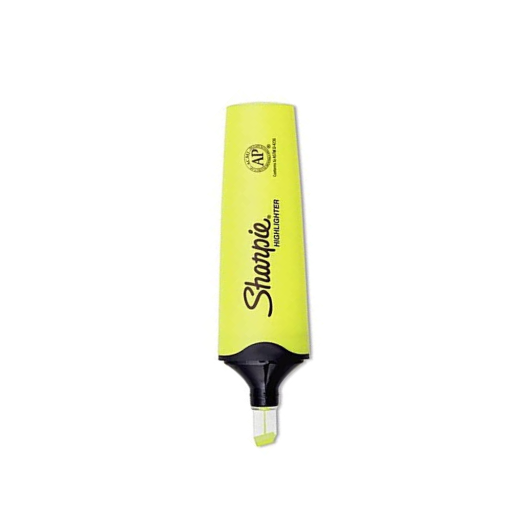 RESALTADOR SHARPIE CLEAR VIEW AMARILLO PAQ. 12
