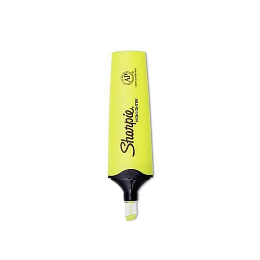 RESALTADOR SHARPIE CLEAR VIEW AMARILLO PAQ. 12