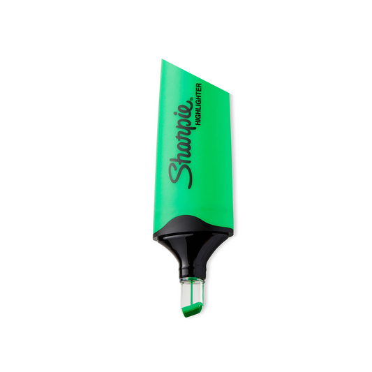 RESALTADOR SHARPIE CLEAR VIEW VERDE PAQ. 12