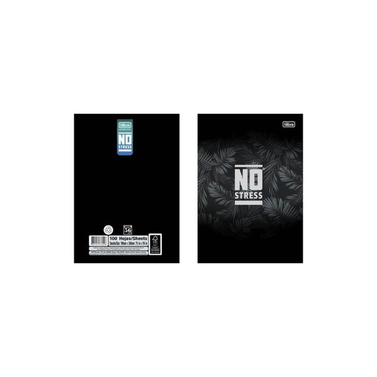 CUADERNO COSIDO 200 PAG. NO STRESS PAQ. 27