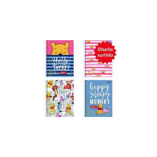 CUADERNOS EN ESPIRAL POOH 96H TAPA DURA UNIDAD 1