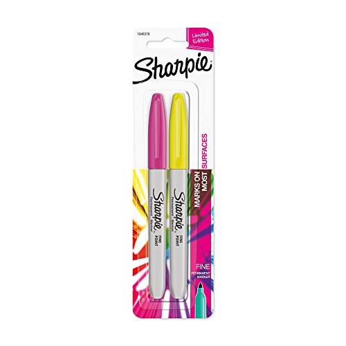 JUEGO DE FELPAS PERMANENTE SHARPIE FINA BURST 2/1 BL PAQ. 6