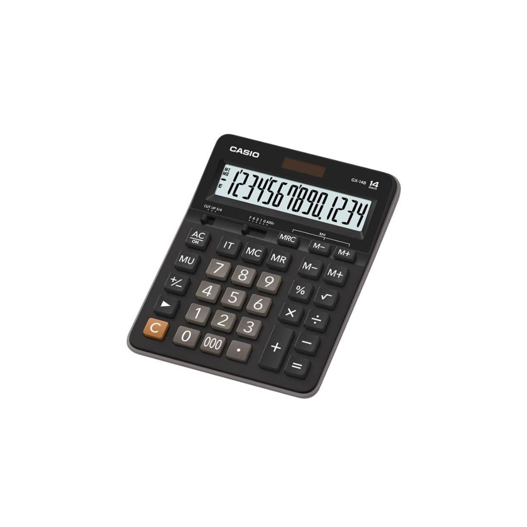 CALCULADORA 14 DIGITOS NEGRA PAQ. 10