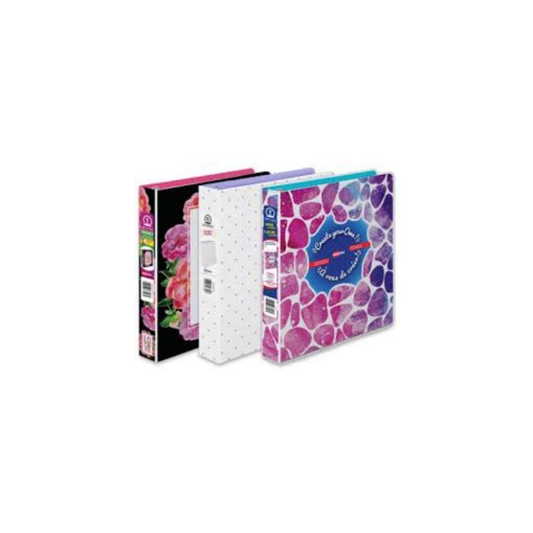 CARPETAS 1" ( 8.5 x 11 ) C/DISEÑOS BEAUTY