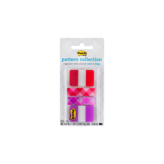 POST IT BANDERITA COMBO ROJO 1/2+TABS PAQ. 6