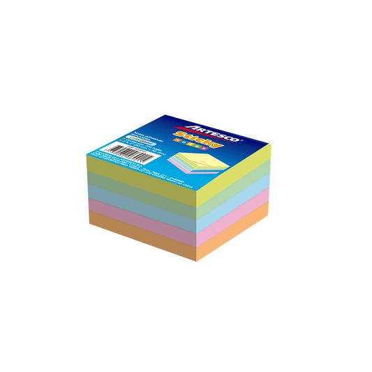 NOTAS ADHESIVAS (2 X 2) MINI CUBO 250H PASTEL BLISTER PAQ. 6