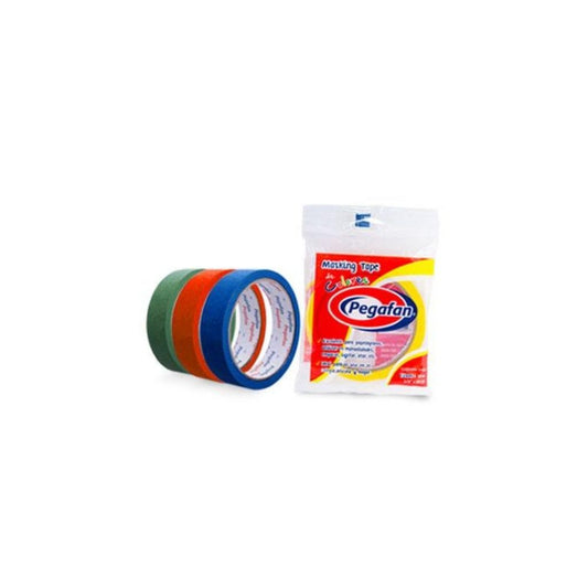MASKING TAPE 3/4 X 20YDS AZUL (18mm) PAQ. 6