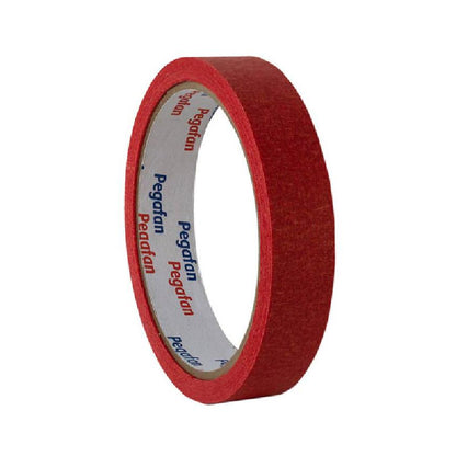 MASKING TAPE 3/4 X 20YDS ROJO (18mm) PAQ. 6