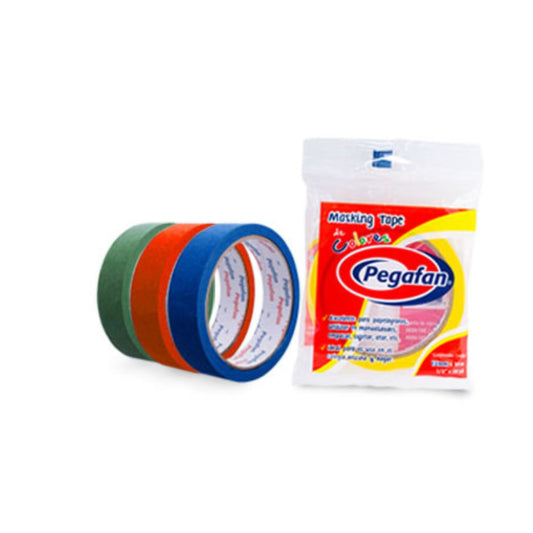 MASKING TAPE 3/4 X 20YDS VERDE (18mm) PAQ. 6