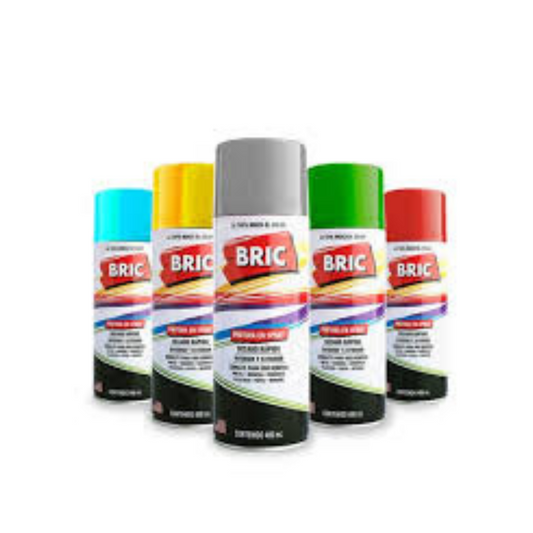 PINTURA EN SPRAY BRIC 13.5 Onz. AMARILLO CATERPILLAR 400ML PAQ. 12