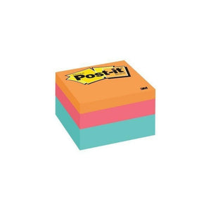 POST-IT (3 X 3) SURTIDO 3 Colores CUBO PAQ. 12