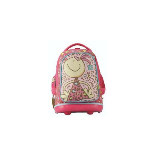 MOCHILAS C/RUEDA CHENSON GDE. ROSA FULANITO WILDY XVII LIQ