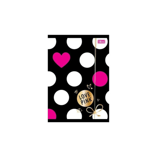 CUADERNO COSIDO 200 PAG. LOVE PINK PAQ. 27