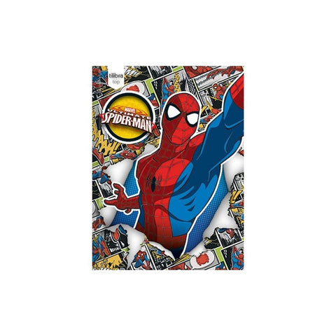 CUADERNOS DE APUNTE (5.5 X 8) COSIDO SPIDER MAN 1/4 96H TD PAQ. 10