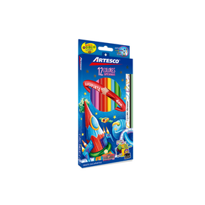 JUEGO LAPICES COLORES 12/1 LARGO