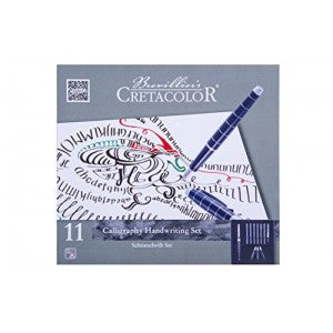 JUEGO FELPAS CALIGRAFICAS 11 PZAS