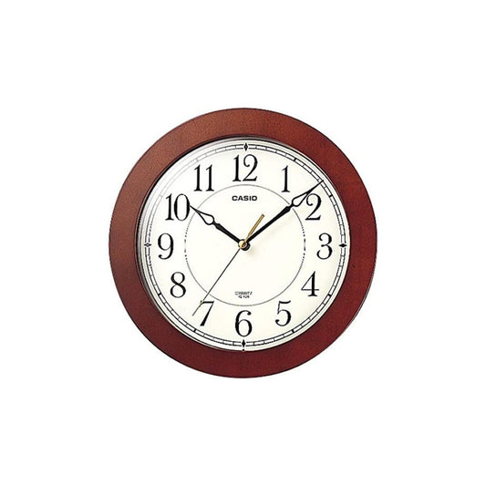 RELOJ DE PARED REDONDO MARRON OSCURO WOOD UNIDAD 1
