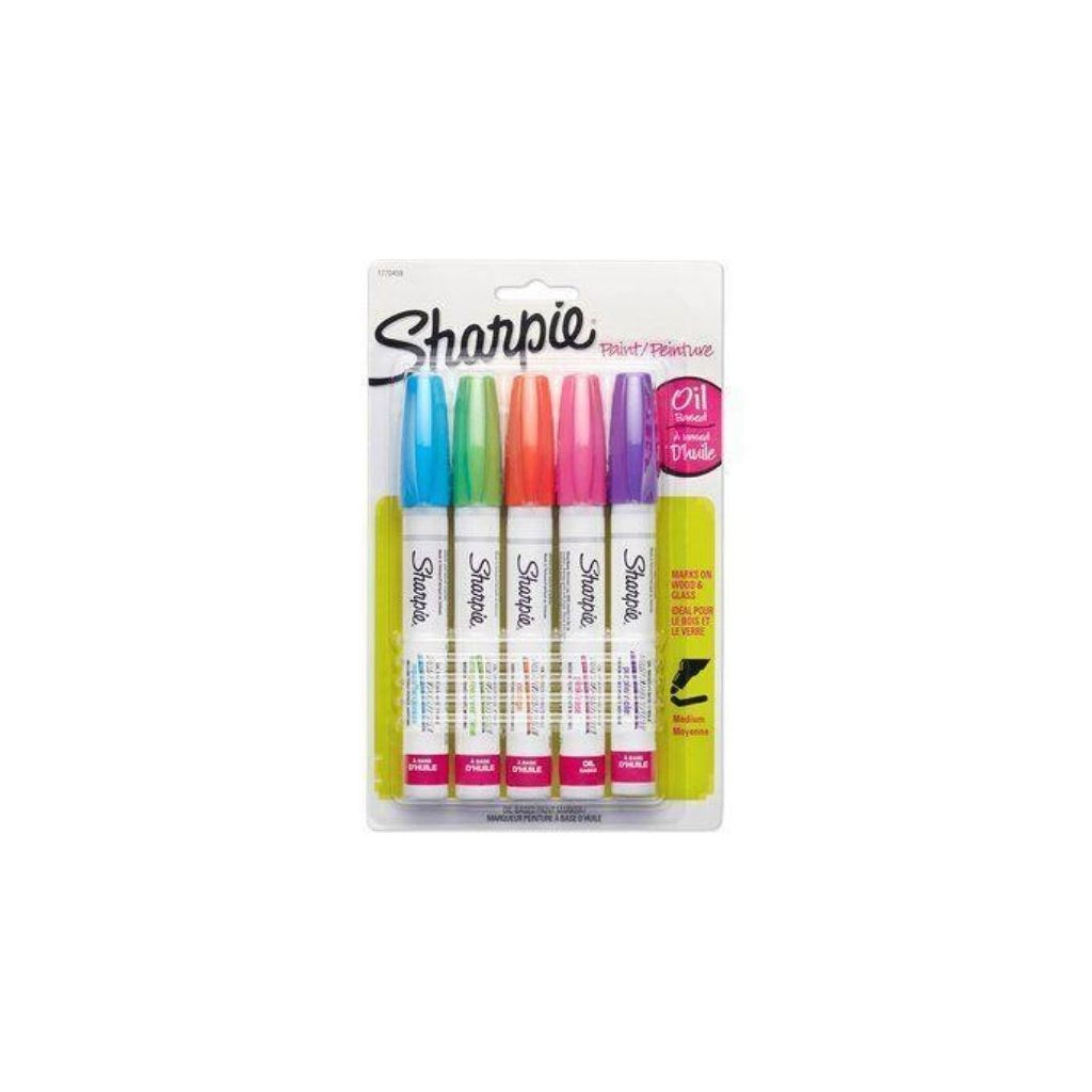 JUEGO DE FELPAS SHARPIE PAINT PTO. MEDIO FASHION 5/1 PAQ. 6