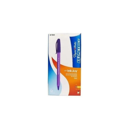 BOLIGRAFOS INKJOY 100 12/1 PURPURA UNIDAD 1