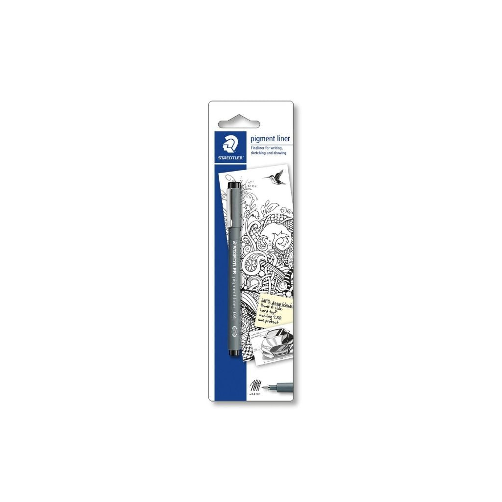 FELPAS P/ROTULAR NEGRA 0.4mm Blister PAQ. 10