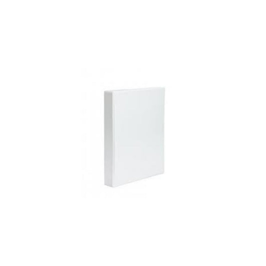CARPETAS 3" C/PLASTICO FRONTAL BLANCA PAQ. 12