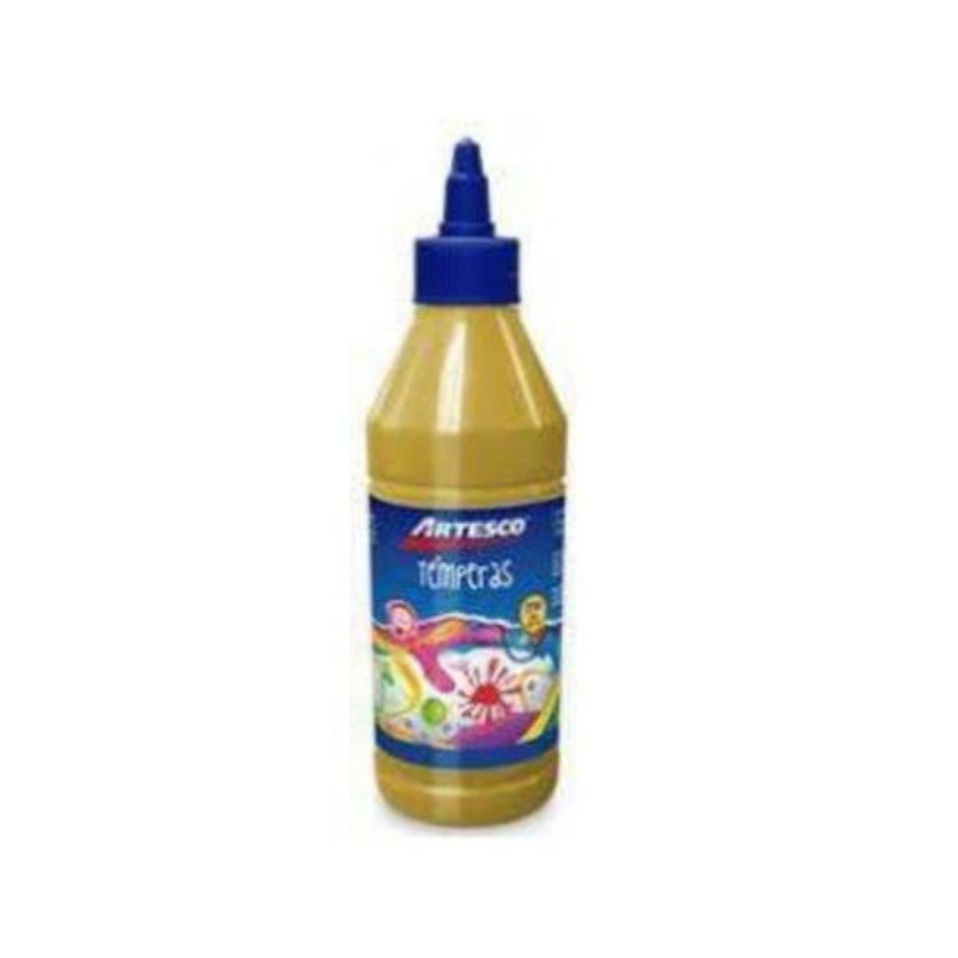 TEMPERA 100 ML DORADO PAQ. 4