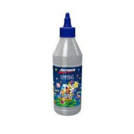 TEMPERA 100 ML PLATA PAQ. 4