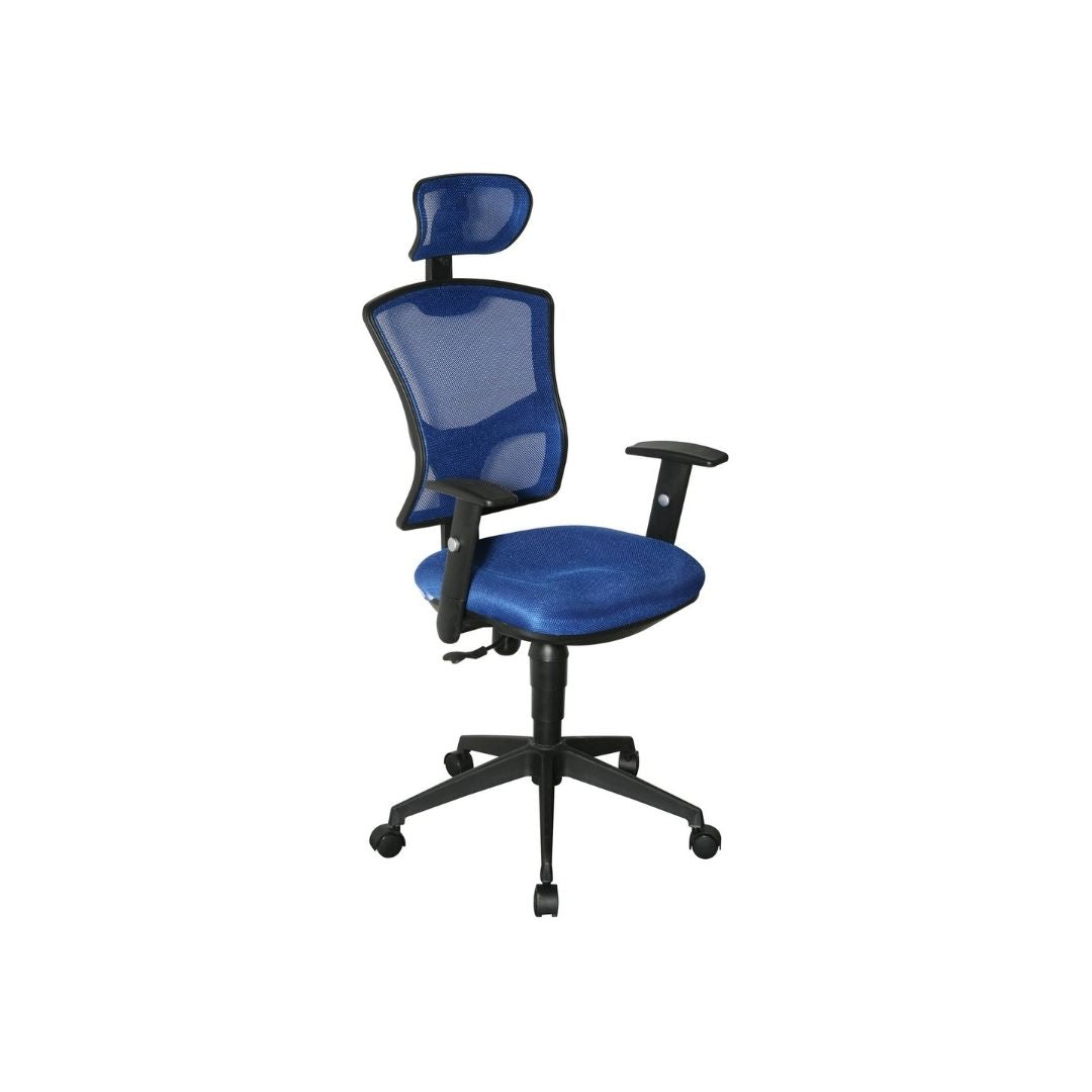 SILLA P/ESCRITORIO AZUL G320 NYLON UNIDAD 1