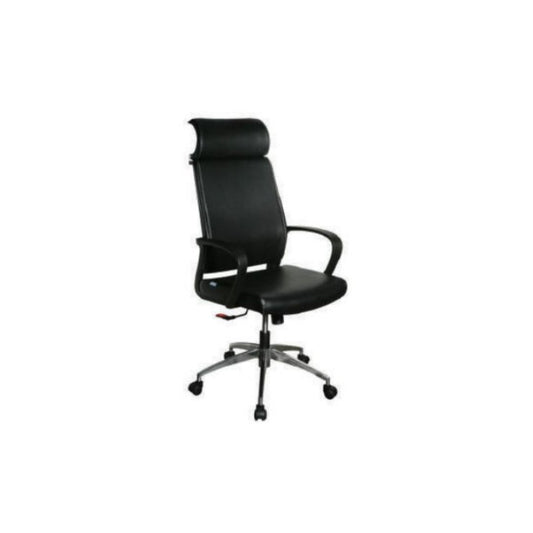 SILLA P/ESCRITORIO GERENCIAL B/CROMO LINDA NEGRA AL-S340 UNIDAD 1