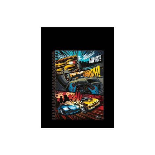 CUADERNO COSIDO 200 PAG. CROSS RACING